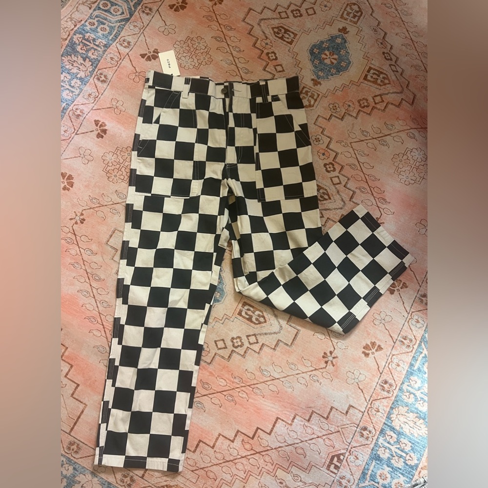 NWT!!! P & Co 304 Service Fatigue Pants - Checkerboard
